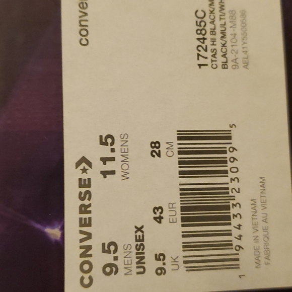 Converse x Space Jam: A New Legacy Chuck Taylor All Star Hi,  172485C - Picture 14 of 14